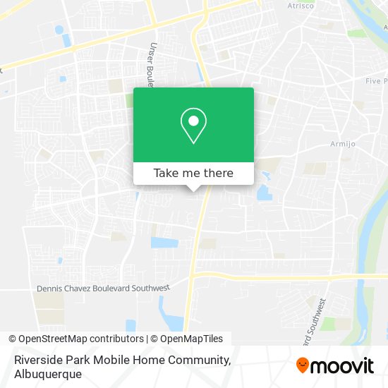 Mapa de Riverside Park Mobile Home Community