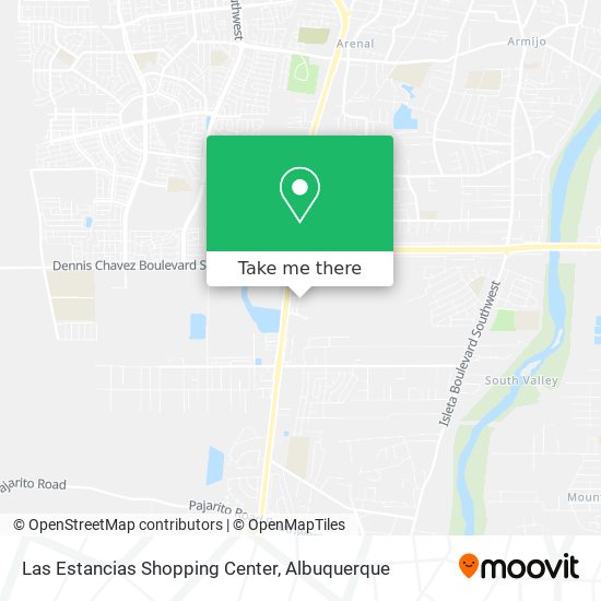 Las Estancias Shopping Center map