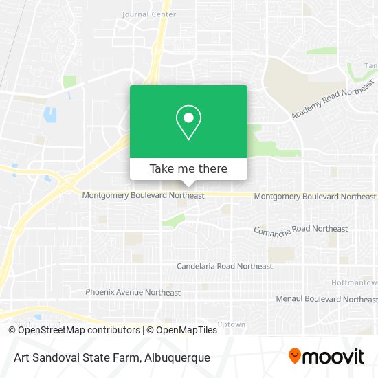 Art Sandoval State Farm map