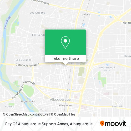 Mapa de City Of Albuquerque Support Annex