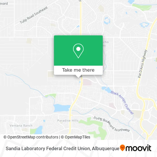 Sandia Laboratory Federal Credit Union map