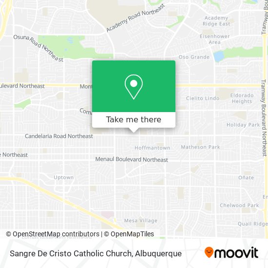 Sangre De Cristo Catholic Church map