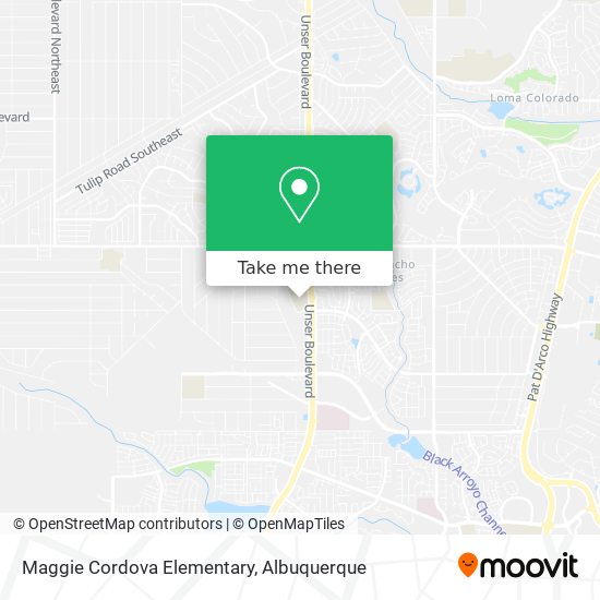 Mapa de Maggie Cordova Elementary