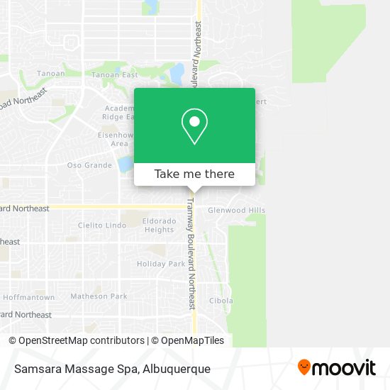Mapa de Samsara Massage Spa