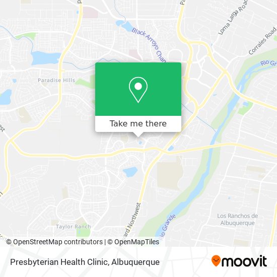 Mapa de Presbyterian Health Clinic