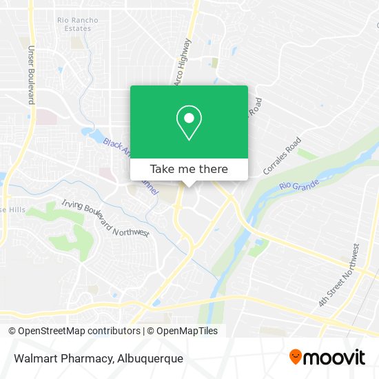 Mapa de Walmart Pharmacy