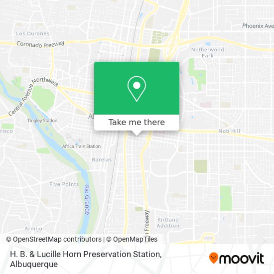 Mapa de H. B. & Lucille Horn Preservation Station