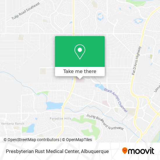 Presbyterian Rust Medical Center map