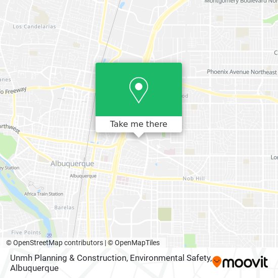 Unmh Planning & Construction, Environmental Safety map