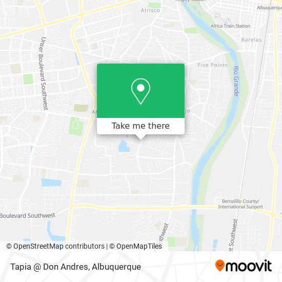 Tapia @ Don Andres map