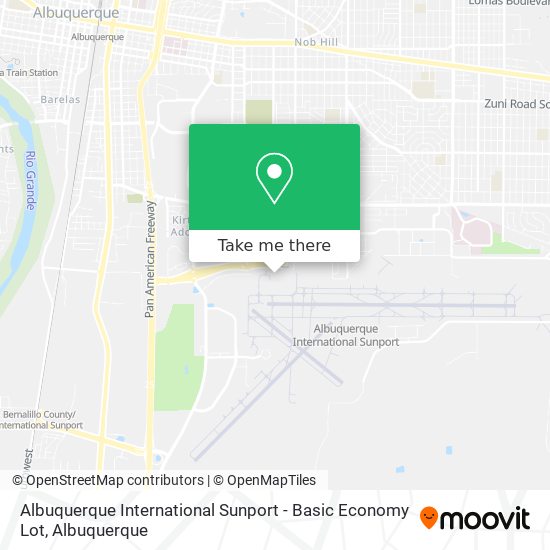 Albuquerque International Sunport - Basic Economy Lot map