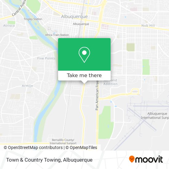 Town & Country Towing map