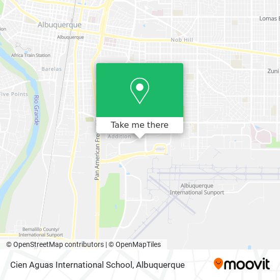 Mapa de Cien Aguas International School