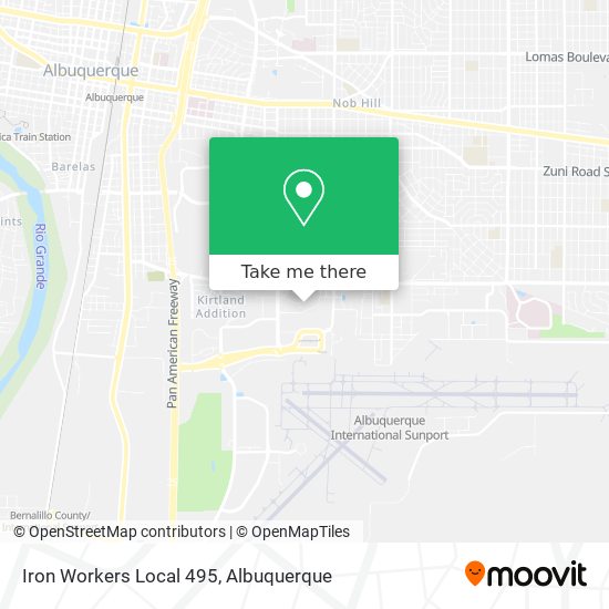 Iron Workers Local 495 map