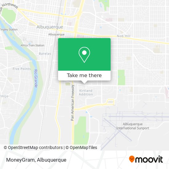 Mapa de MoneyGram