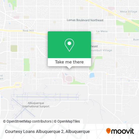 Courtesy Loans Albuquerque 2 map