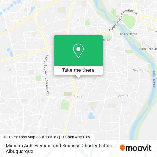 Mission Achievement and Success Charter School map
