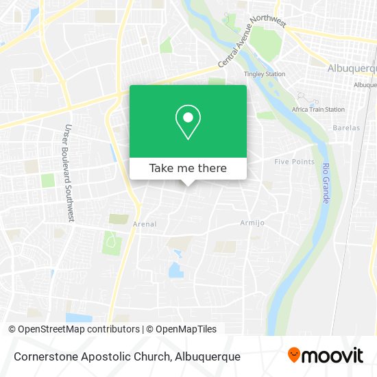 Cornerstone Apostolic Church map