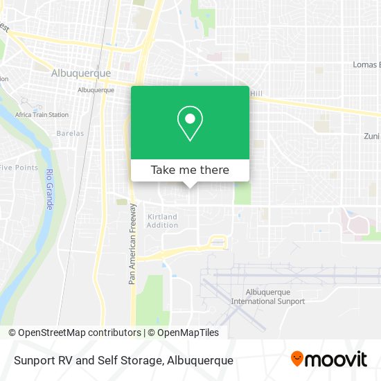 Mapa de Sunport RV and Self Storage