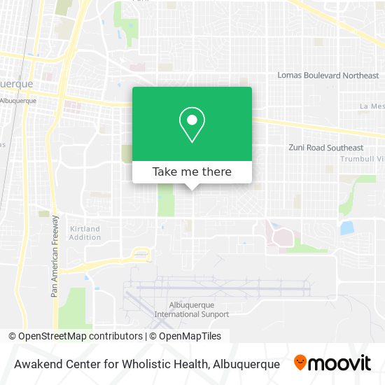 Awakend Center for Wholistic Health map