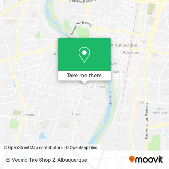 Mapa de El Vecino Tire Shop 2