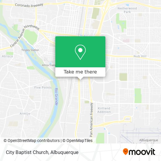 City Baptist Church map