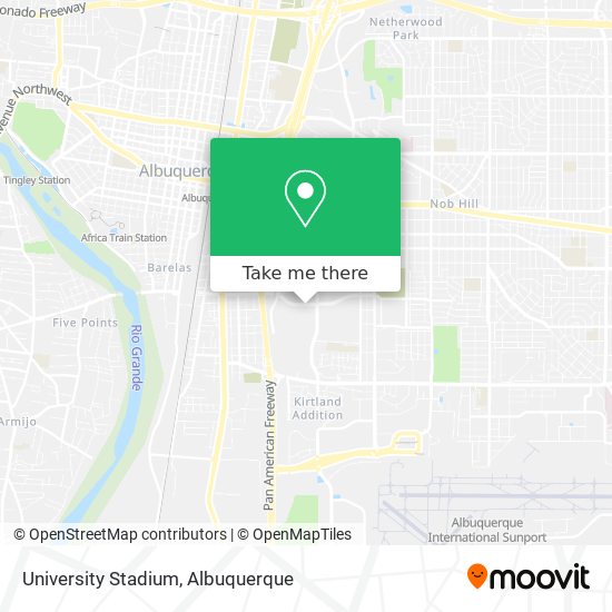 University Stadium map