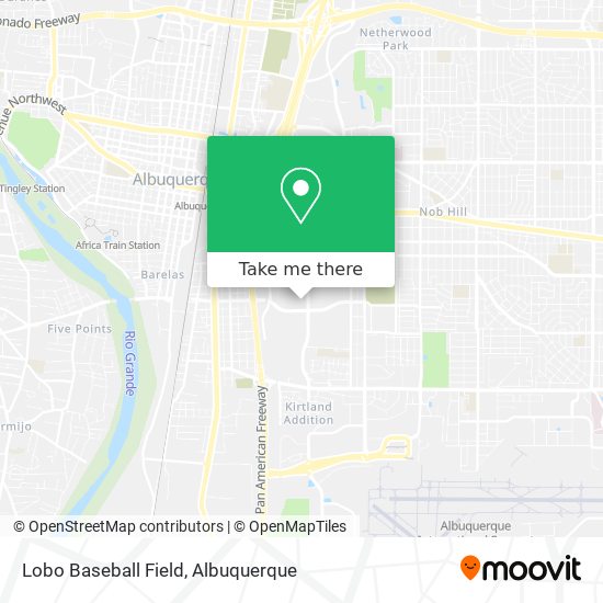 Lobo Baseball Field map