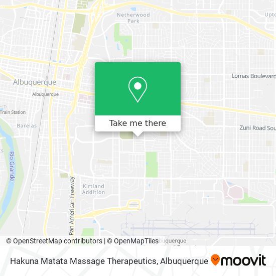 Hakuna Matata Massage Therapeutics map