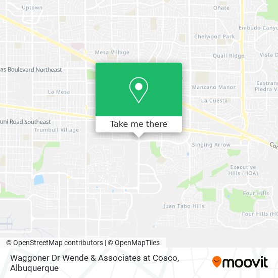 Waggoner Dr Wende & Associates at Cosco map