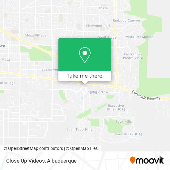 Mapa de Close Up Videos