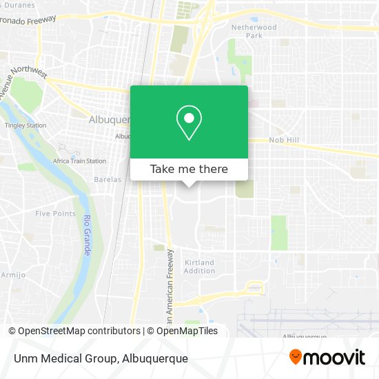 Unm Medical Group map