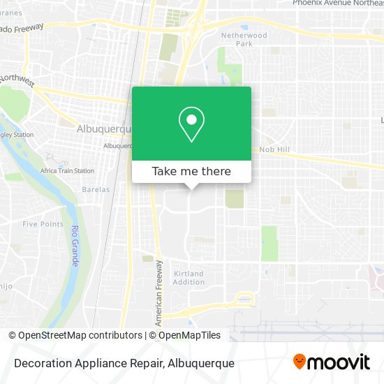 Decoration Appliance Repair map