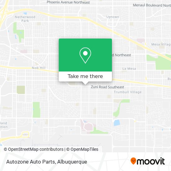 Autozone Auto Parts map