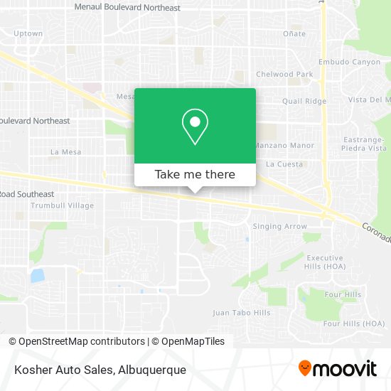 Kosher Auto Sales map
