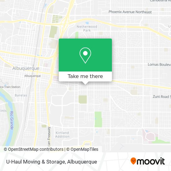 U-Haul Moving & Storage map