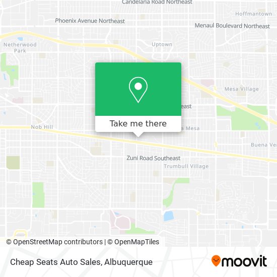 Cheap Seats Auto Sales map