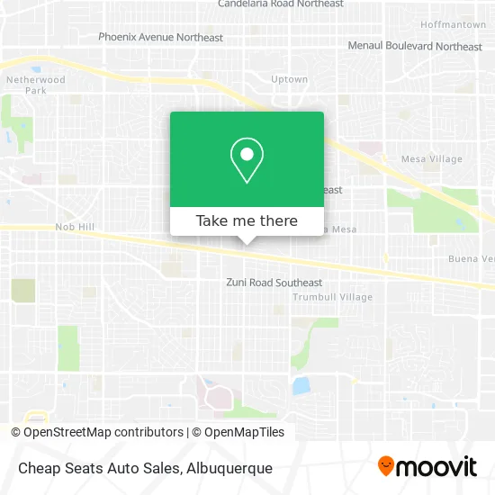 Cheap Seats Auto Sales map