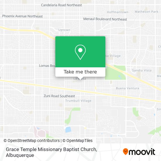 Mapa de Grace Temple Missionary Baptist Church