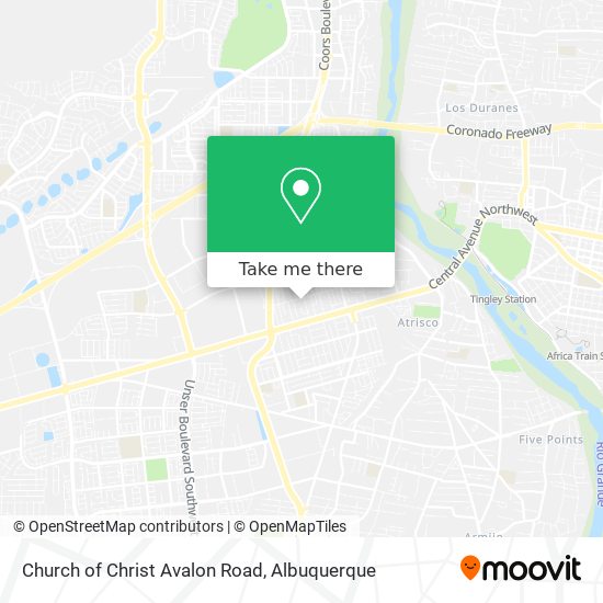 Church of Christ Avalon Road map