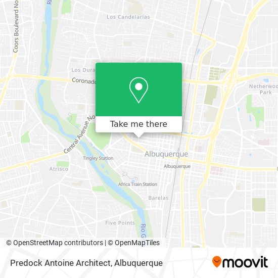 Mapa de Predock Antoine Architect