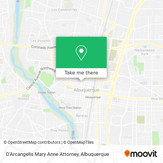 Mapa de D'Arcangelis Mary Anne Attorney