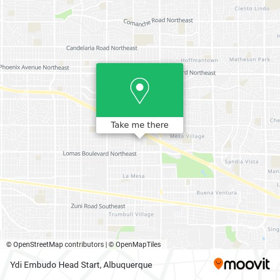Ydi Embudo Head Start map