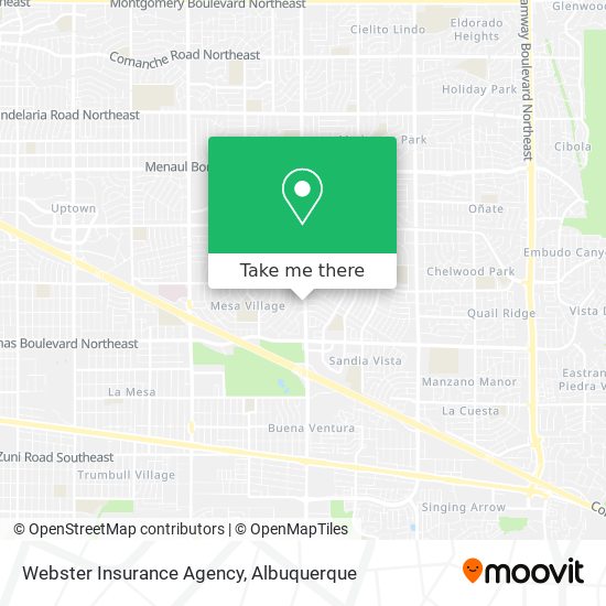 Mapa de Webster Insurance Agency