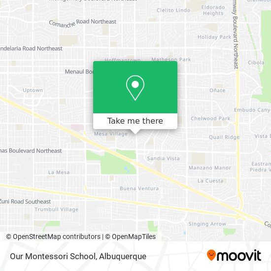 Our Montessori School map