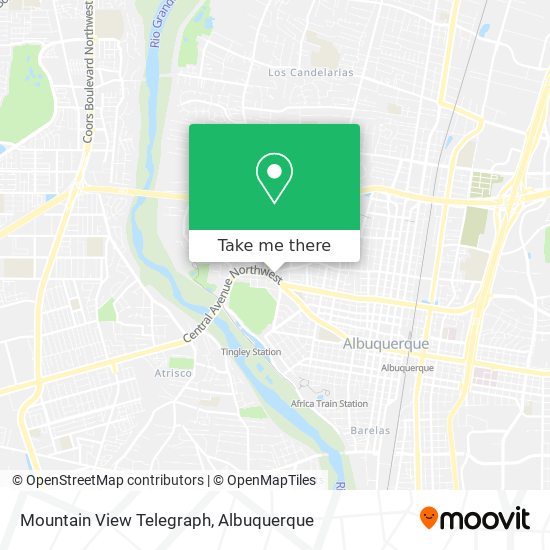 Mapa de Mountain View Telegraph