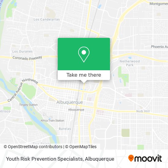 Youth Risk Prevention Specialists map