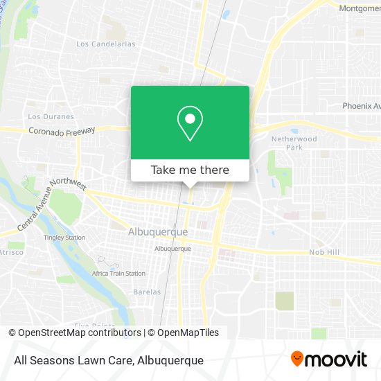 All Seasons Lawn Care map