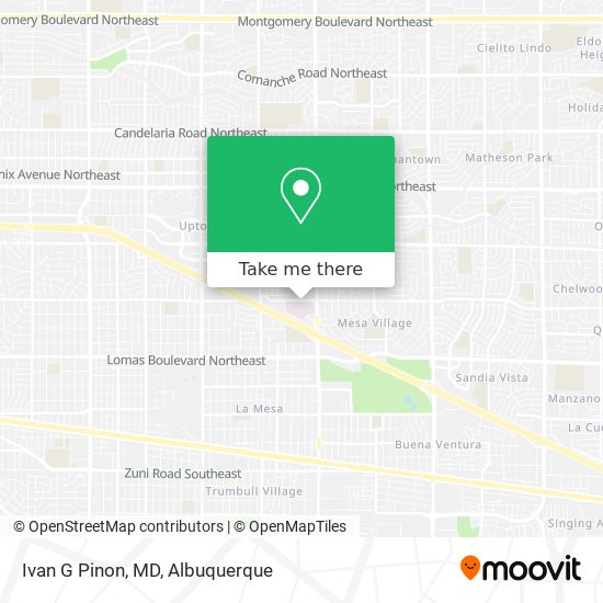 Ivan G Pinon, MD map