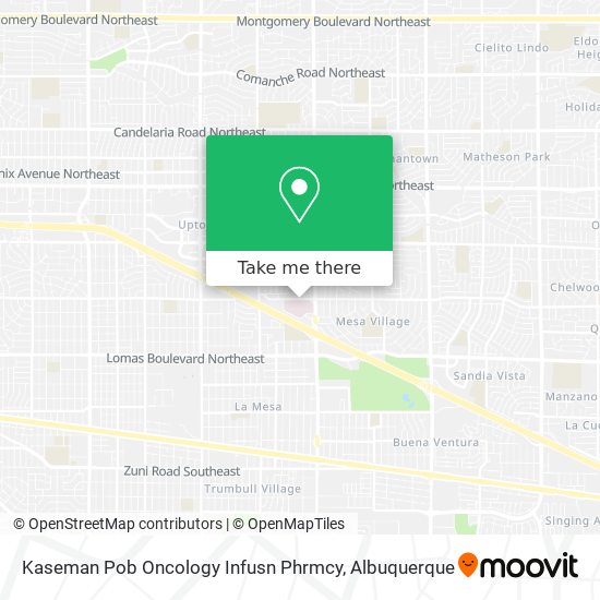 Mapa de Kaseman Pob Oncology Infusn Phrmcy
